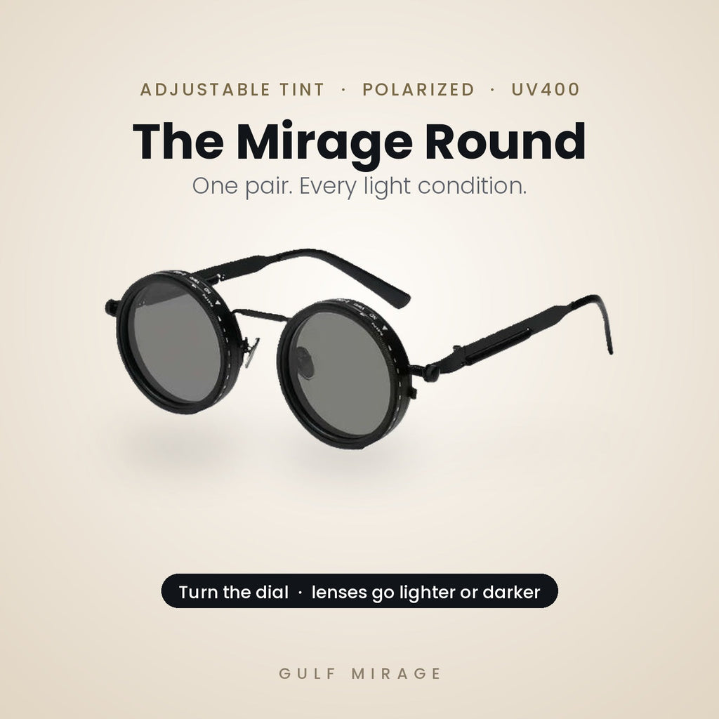adjustable tint sun glasses