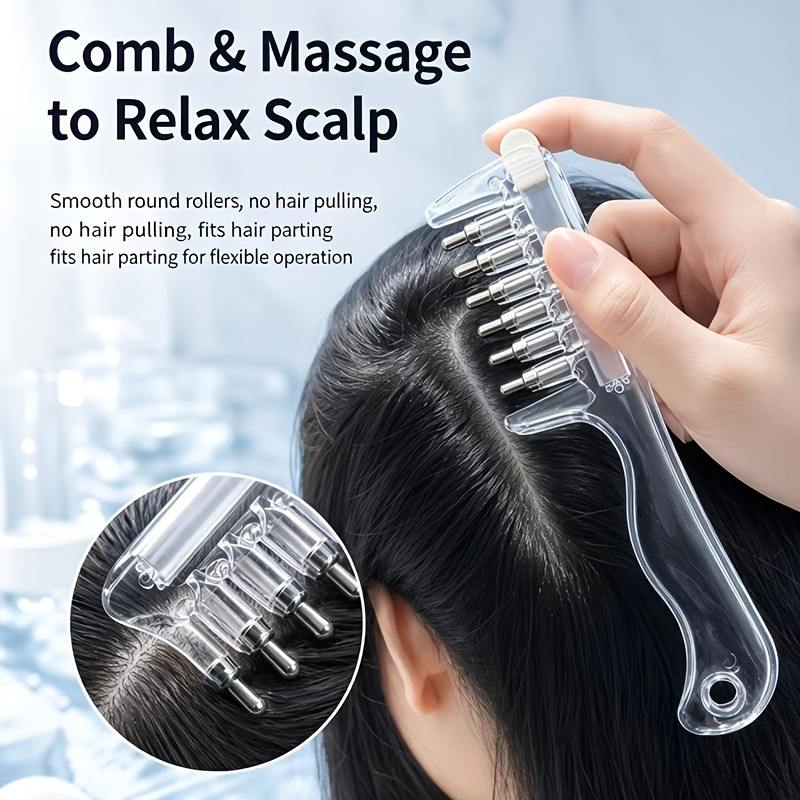 2 in 1 Crystal Oil & Serum Applicator Comb