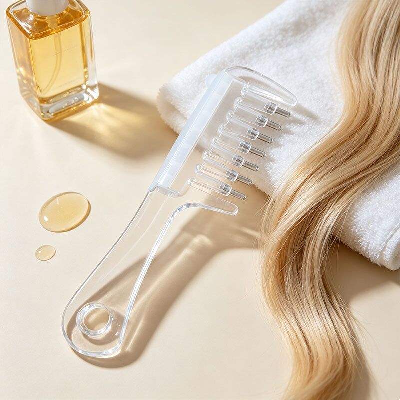 2 in 1 Crystal Oil & Serum Applicator Comb