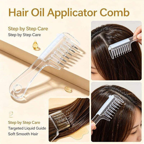 2 in 1 Crystal Oil & Serum Applicator Comb
