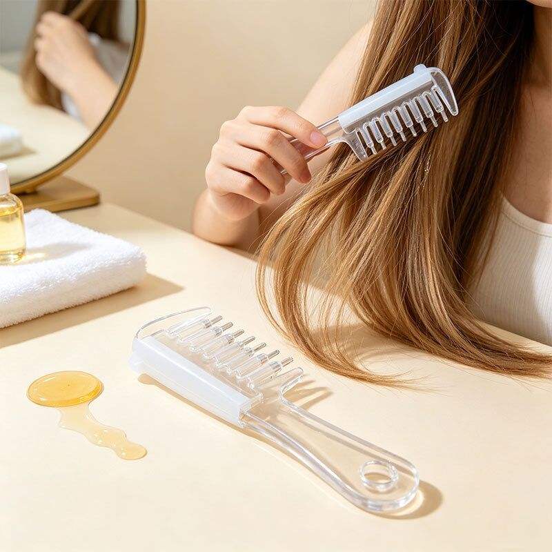 2 in 1 Crystal Oil & Serum Applicator Comb