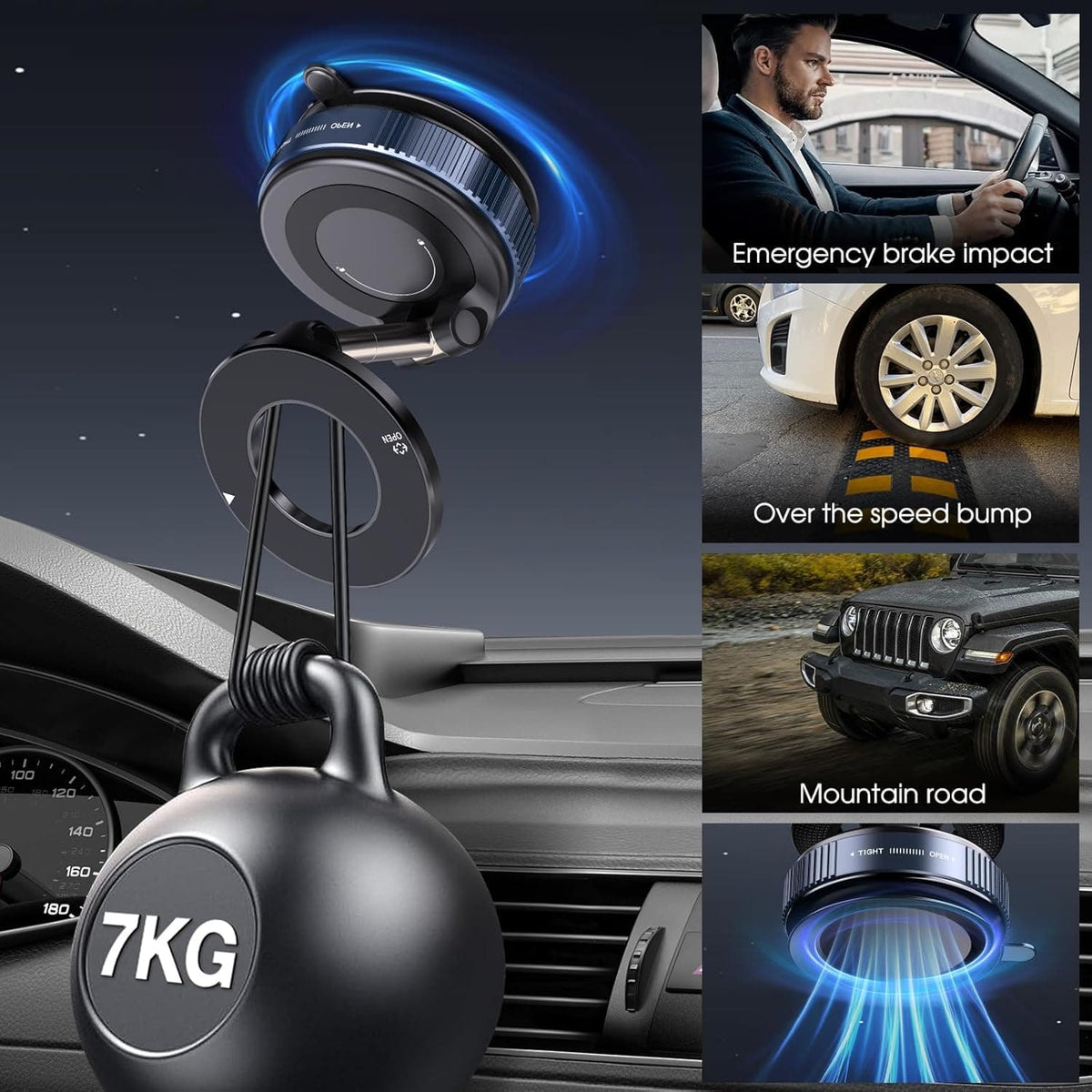 GripDrive Pro™ Holder Secure Grip for Safer Driving